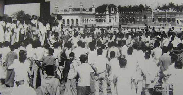 হানাদারমুক্ত যশোরে প্রথম ভাষণ দেন তাজউদ্দিন আহমেদ