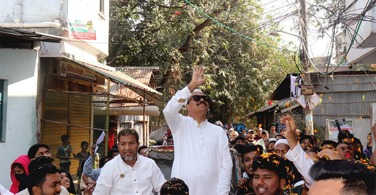 আধুনিক বাংলাদেশ গড়তে ধানের শীষে ভোট দেওয়ার আহ্বান আসলাম চৌধুরীর