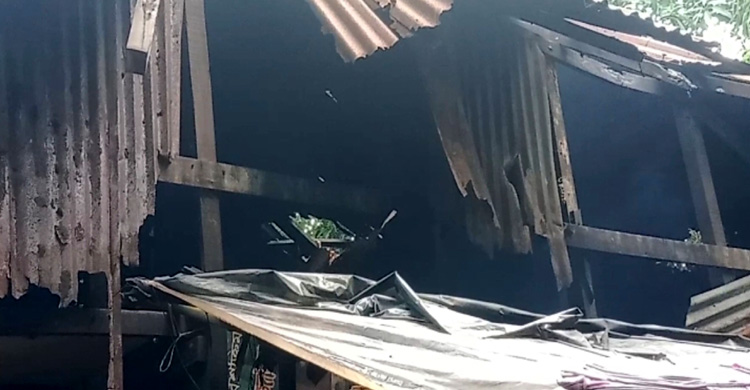 বৃষ্টি হলেই পানি পড়ে ঘরে, না ঘুমিয়ে বসে থাকেন আমেনা খাতুন