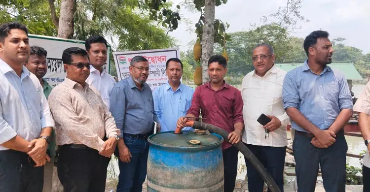 ঝালকাঠিতে পুনরায় চালু হলো যমুনা অয়েলের ভাসমান বার্জ ডিপো