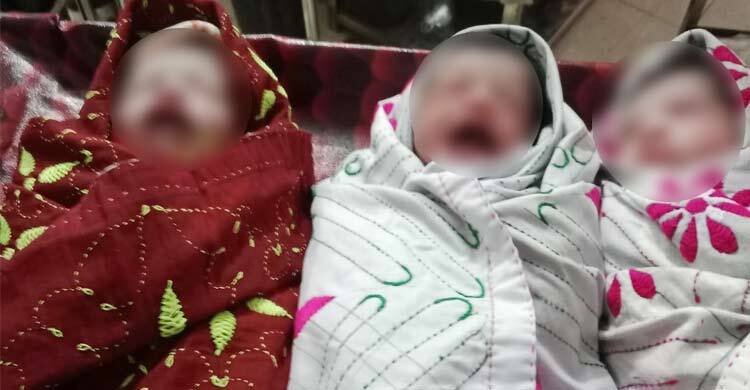 ঝালকাঠিতে একসঙ্গে তিন নবজাতকের জন্ম দিলেন গৃহবধূ