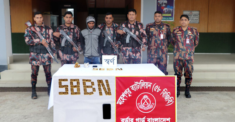 মহেশপুরে সোনার ৪০ বারসহ আটক ১