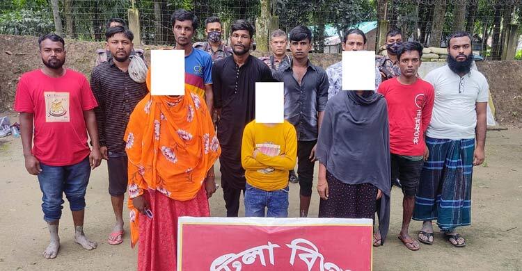 ঝিনাইদহ সীমান্তে ১১ বাংলাদেশিকে আটকের পরে ফেরত দিলো বিএসএফ