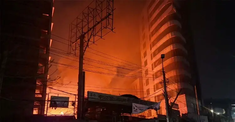 Karwan Bazar fire brought under control after two-hour effort