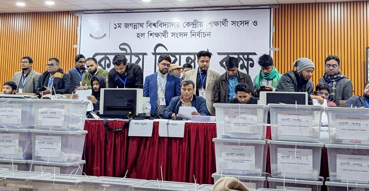 ২০ কেন্দ্রের ফলে এগিয়ে শিবির সমর্থিত ভিপি প্রার্থী