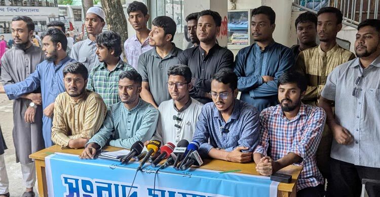 জকসু নির্বাচন ও বৃত্তির দাবিতে লাগাতার কর্মসূচি ঘোষণা শিবিরের