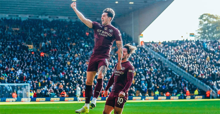 Stones heads last-gasp winner as Man City come back to beat Wolves