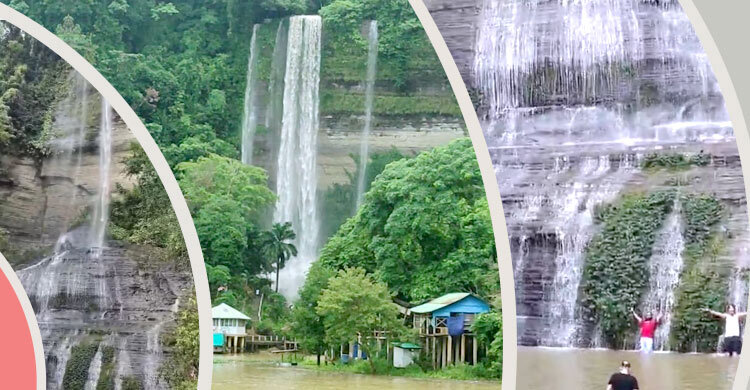 পর্যটকদের মাঝে মুগ্ধতা ছড়াচ্ছে সুবলং ঝরনা