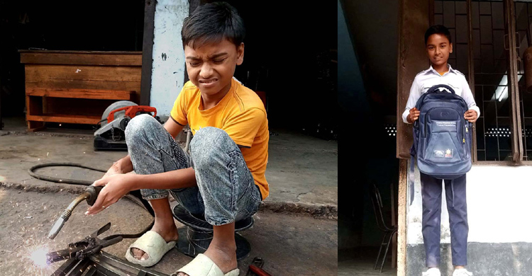 যশোরের শিশু শ্রমিকদের সুরক্ষা ছাতা ঠাকুর ফাউন্ডেশন