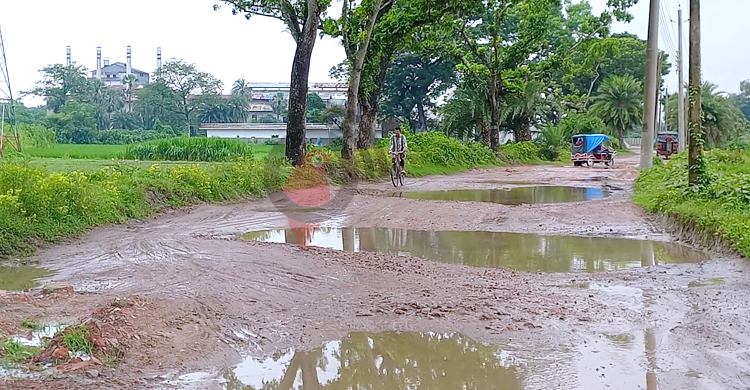 জয়পুরহাট চিনিকলের দুই কিলোমিটার বাইপাস সড়ক যেন মরণফাঁদ