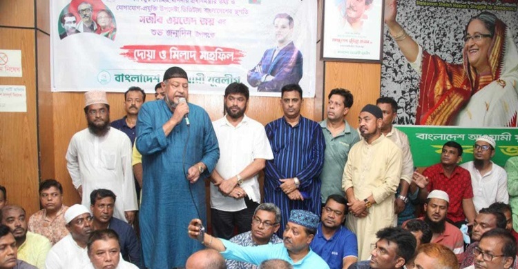 জয়ের জন্মদিনে যুবলীগের মিলাদ মাহফিল