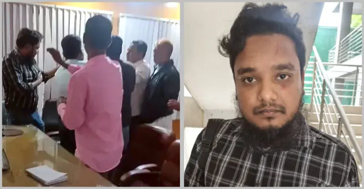 ইউএনওর কার্যালয়ে সাংবাদিকের ওপর হামলা বিএনপি নেতাকর্মীদের