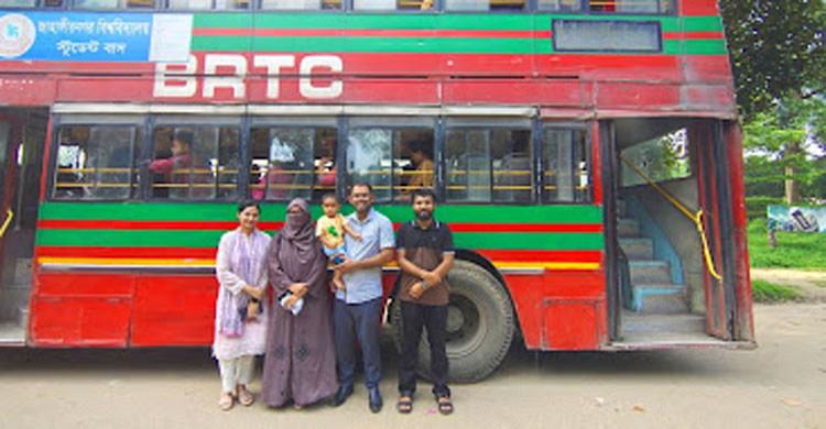 শিক্ষার্থীদের সুবিধায় বিভাগীয় শহরে যাচ্ছে জাবির বাস
