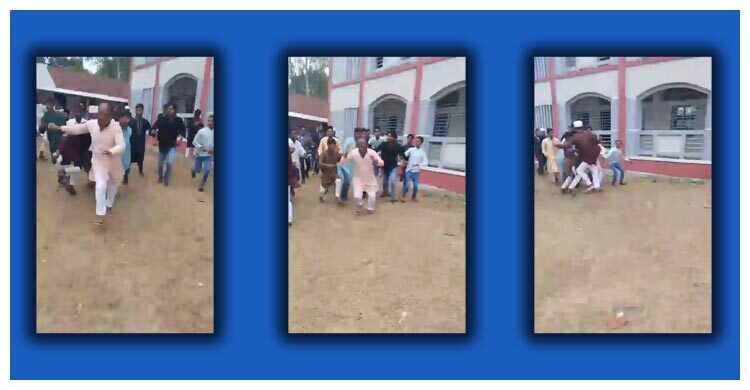 ঈদগাহ মাঠের অস্থায়ী দোকানে চাঁদা দাবি, যুবদল নেতাকে গণপিটুনি