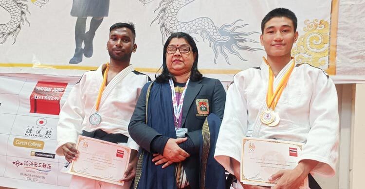 ভুটানে দুটি স্বর্ণ জিতলেন বাংলাদেশের জুডোকা দিপু দেওয়ান