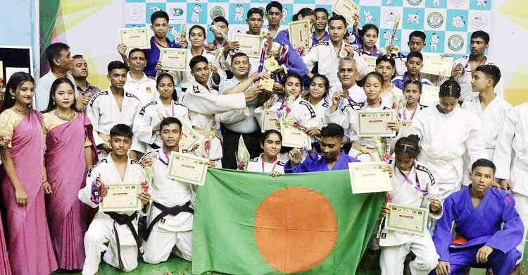 আন্তর্জাতিক জুডোতে বিকেএসপি চ্যাম্পিয়ন