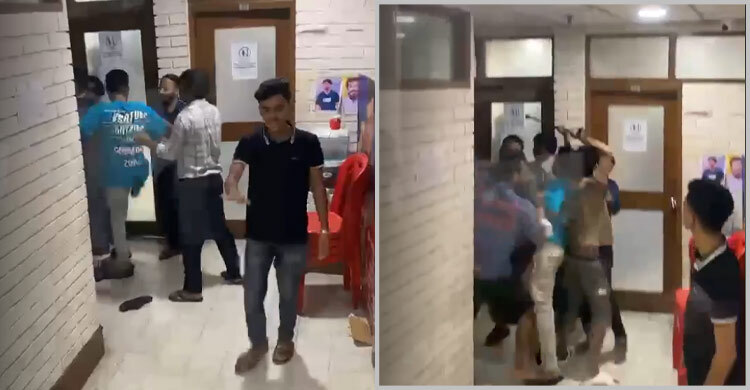 জুলাই ফাউন্ডেশনে আহতদের গণ্ডগোল