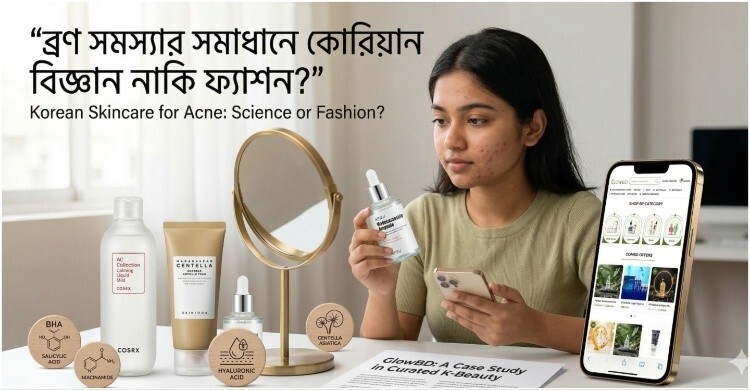 ব্রণের সমাধানে কোরিয়ান স্কিনকেয়ার বিজ্ঞান নাকি ফ্যাশন