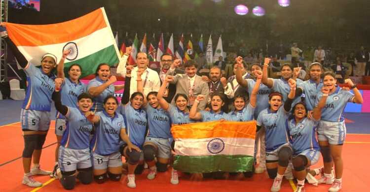 নারী বিশ্বকাপ কাবাডির শিরোপা ধরে রাখলো ভারত