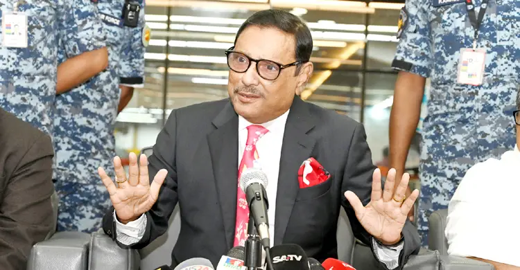 রোডমার্চের নামে মিথ্যা তথ্য ছড়াচ্ছে বিএনপি: কাদের