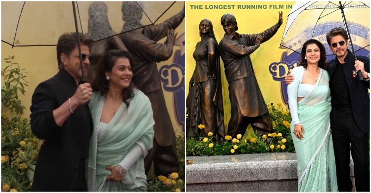 শাহরুখ-কাজলের ‘ডিডিএলজে’র ত্রিশ বছর, লন্ডনে স্থাপিত হলো ভাস্কর্য