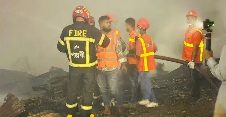 Kalshi slum fire under control