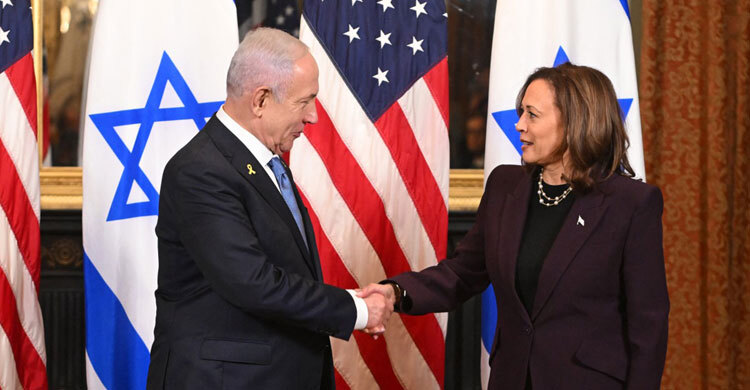 Harris tells Netanyahu 'it is time' to end war in Gaza