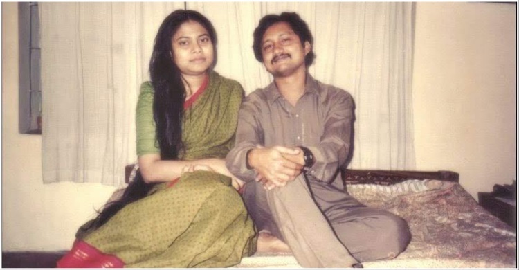 ৩০ বছর আগের দুর্লভ ছবিতে স্বামীর সঙ্গে কনকচাঁপা