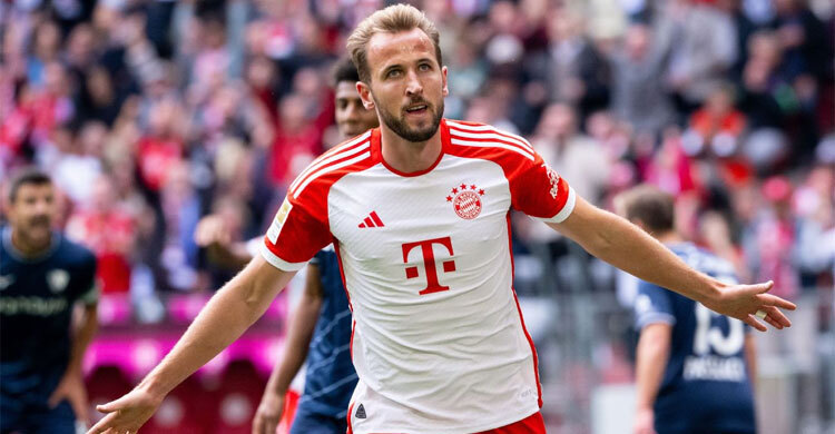 হ্যারি কেইনের হ্যাটট্রিক, বায়ার্নের ৭ গোল