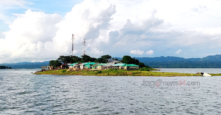 কাপ্তাই হ্রদের বুকে এক টুকরো দ্বীপ কাট্টলী