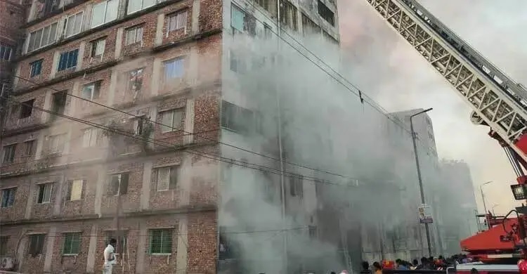 Firefighters battle stubborn blaze in Keraniganj high-rise for over 11 hours