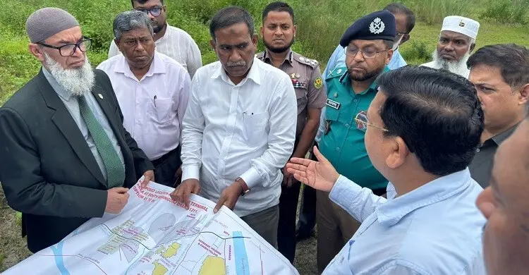 কেরানীগঞ্জে বহুতল বাস টার্মিনাল-গাবতলীতে কাঁচাবাজারের স্থান পরিদর্শন 