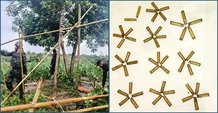 খাগড়াছড়িতে সন্ত্রাসীর আস্তানায় সেনা অভিযান, গোলাবারুদ উদ্ধার