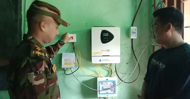 খাগড়াছড়িতে সেনাবাহিনীর উদ্যোগে সুপেয় পানি পেলো ১০৫ পরিবার