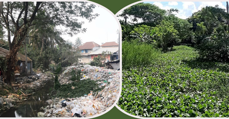 মৃতপ্রায় খালে বিপন্ন জনপদ, বোরো ধান চাষে অনিশ্চয়তা