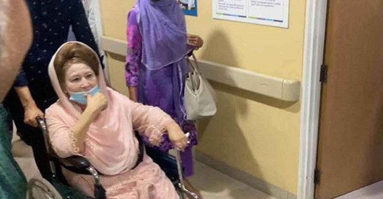 স্বাস্থ্য পরীক্ষা শেষে বাসায় ফিরেছেন খালেদা জিয়া