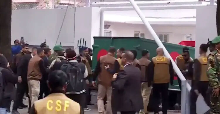 Khaleda’s body taken to son’s house from hospital