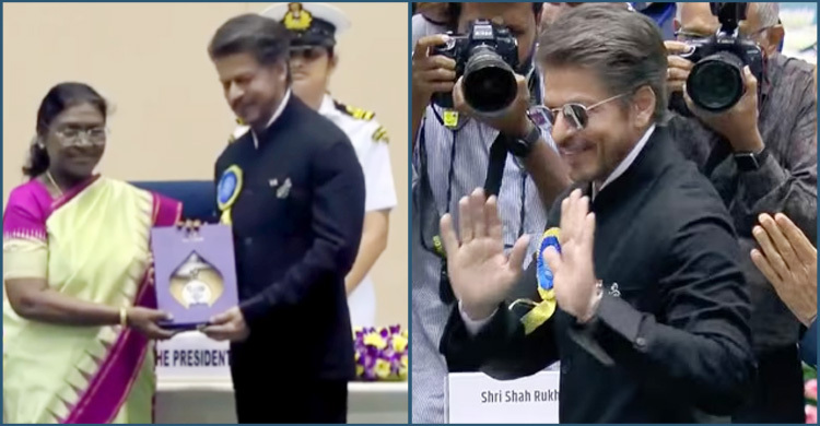 প্রথমবার জাতীয় চলচ্চিত্র পুরস্কারের মঞ্চে শাহরুখ খান