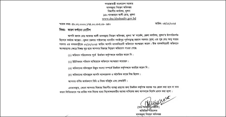 মাদক নিয়ন্ত্রণের আড়ালে উপপরিদর্শকের &lsquo;বাণিজ্য&rsquo;