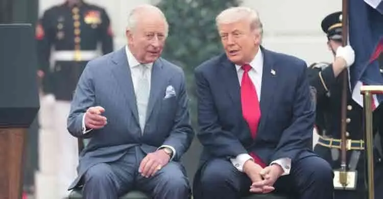 ট্রাম্প-ব্রিটেনের রাজা তৃতীয় চার্লস ‘চাচাতো ভাই’: ডেইলি মেইলের গবেষণা