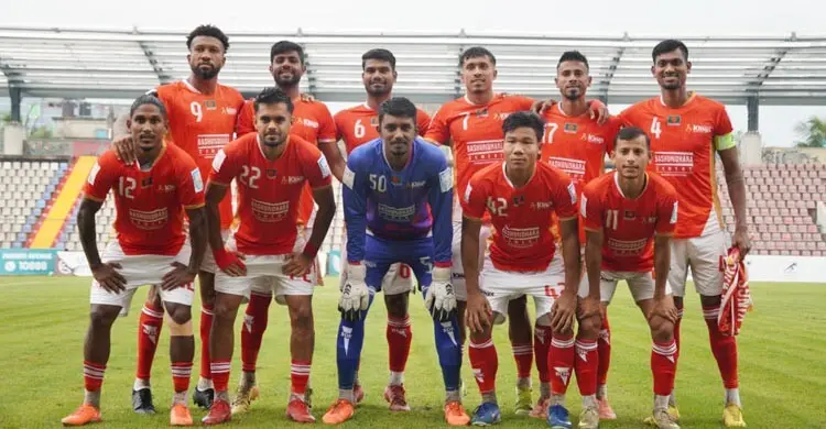 ষষ্ঠ শিরোপায় আবাহনীকে ছুঁয়ে ফেললো বসুন্ধরা কিংস