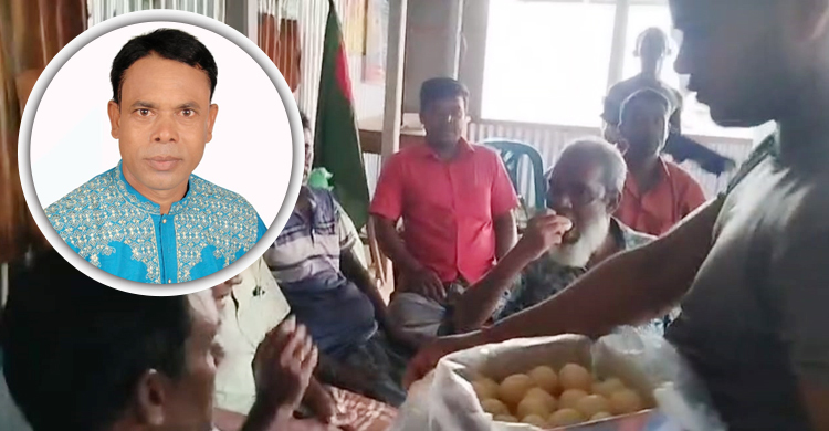 আওয়ামী লীগ নেতা গ্রেফতার, এলাকায় মিষ্টি বিতরণ