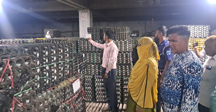 হিমাগারে মজুত ২৮ লাখ পিস ডিম, দ্রুত বিক্রির নির্দেশ