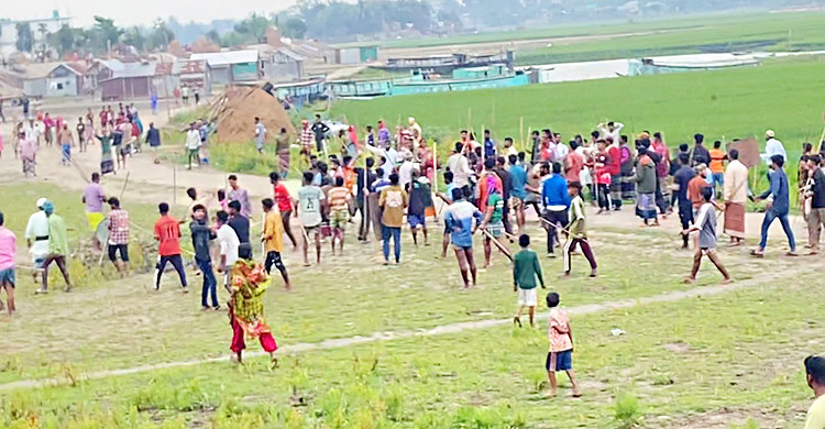 কিশোরগঞ্জে টাকা লেনদেন নিয়ে দুই পক্ষের সংঘর্ষ