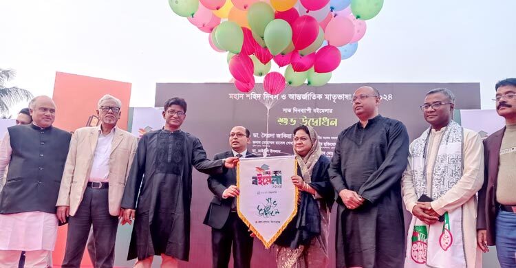 কিশোরগঞ্জে ৭ দিনব্যাপী বই মেলার উদ্বোধন