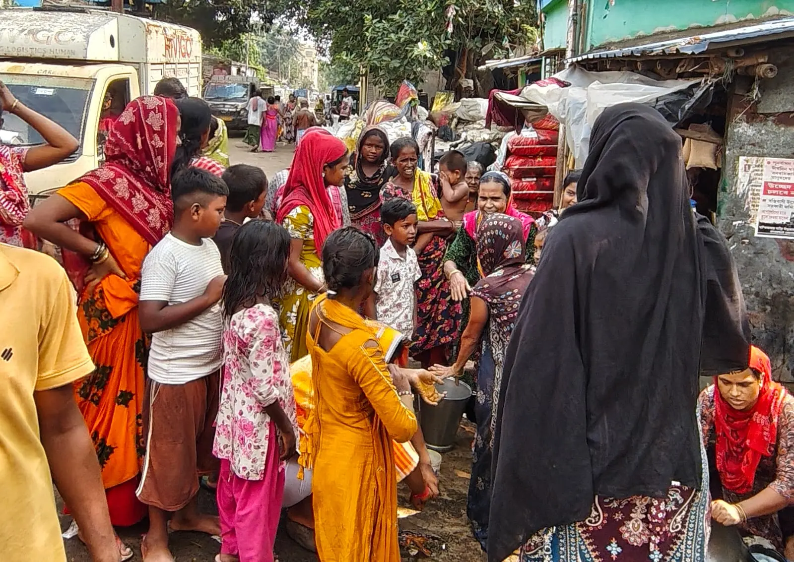 পানির সুষ্ঠু ব্যবস্থা হয়নি এখনো/ ছবি: অল্ট নিউজ