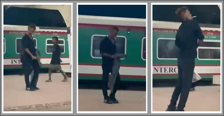 কমলাপুর স্টেশনে নিরাপত্তা শঙ্কা, ছুরি হাতে যুবককে খুঁজছে পুলিশ