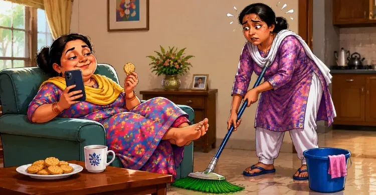 আজকের কৌতুক: বুয়া যখন ‘ঘরের মন্ত্রী’