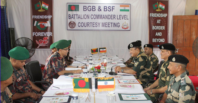 কুড়িগ্রামে অনুপ্রবেশ-মাদক ঠেকাতে বিজিবি-বিএসএফের বৈঠক