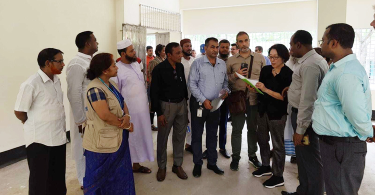 কুড়িগ্রামে আশ্রয়কেন্দ্র পরিদর্শনে জাতিসংঘের দূত